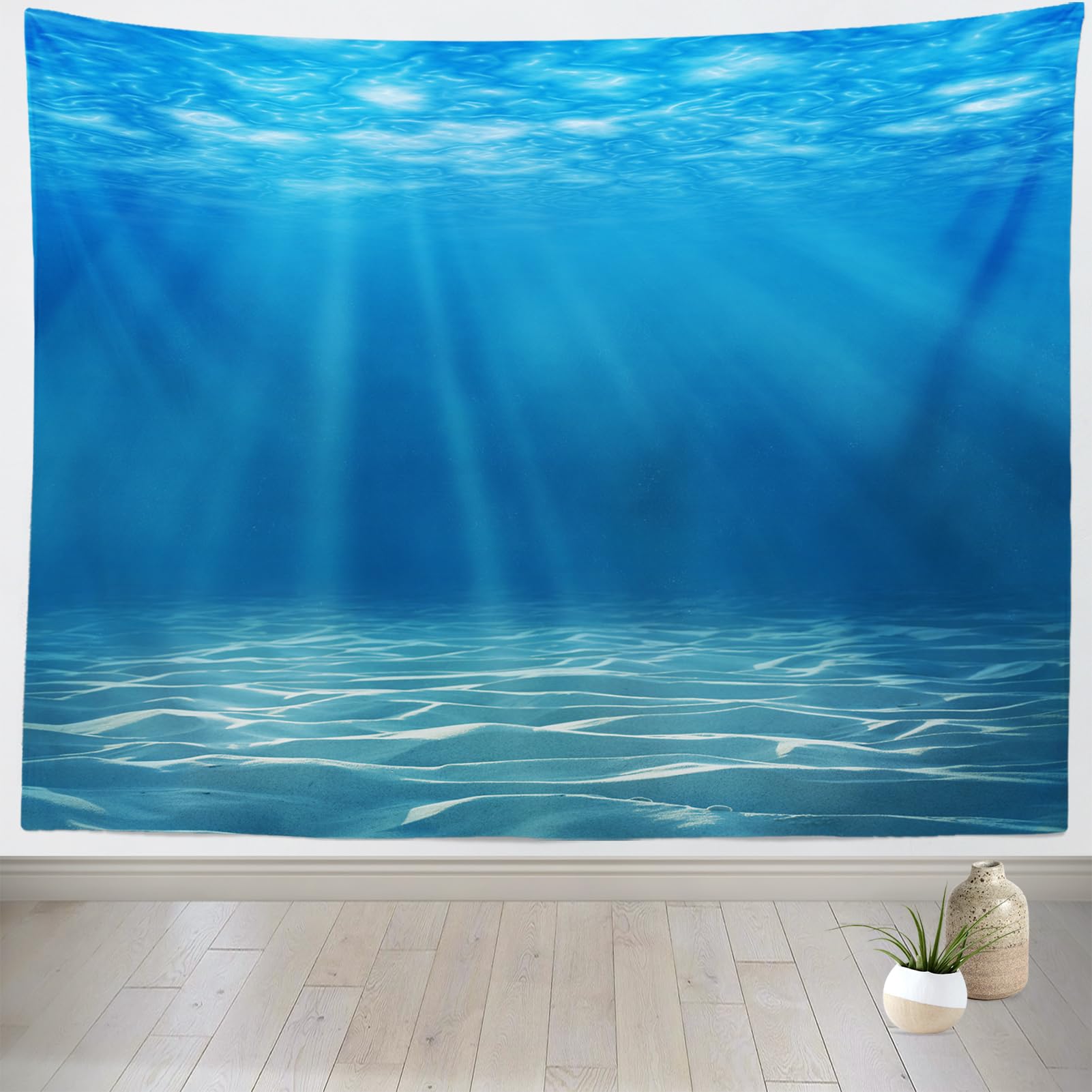 Amazon.com: Loccor Underwater World Wall Tapestry - Deep Blue